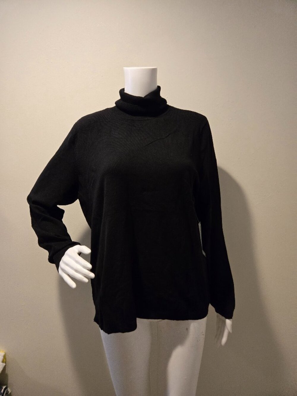 NWT Chico's Ashlan Black Turtleneck Sweater 2